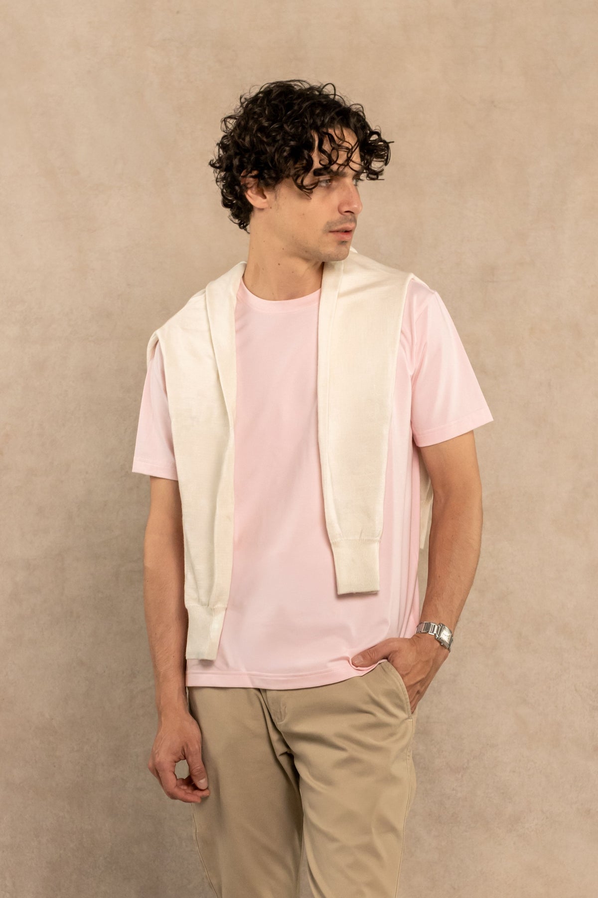 Polera Antimanchas Rosada