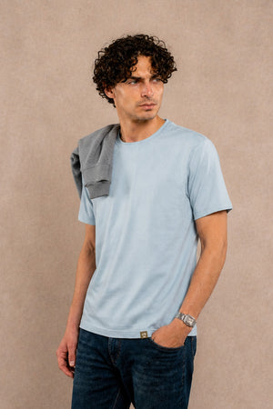 Polera Antimanchas Faded Blue